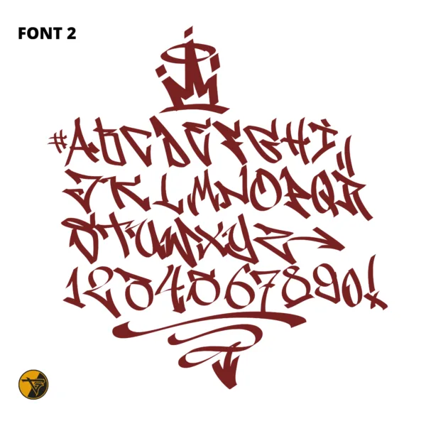 Graffiti TrioPack Fonts - PNG/SVG - Tagging Graffiti - obrazek 4