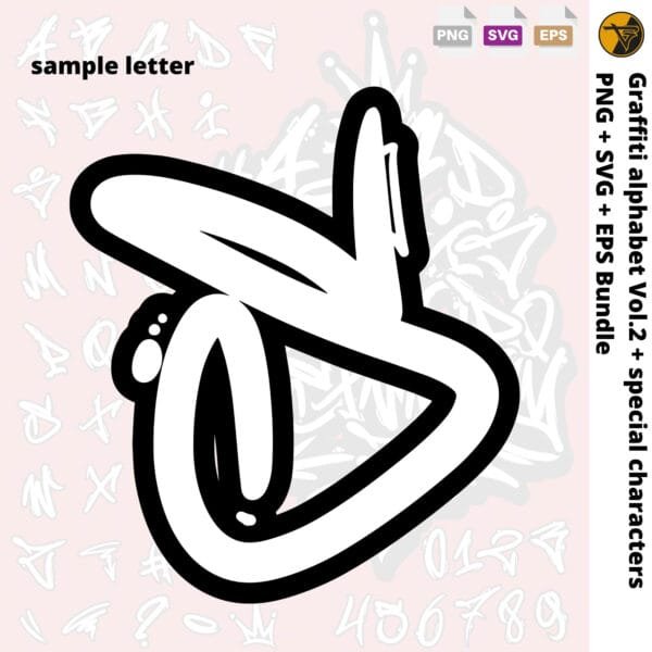 Czcionka Graffiti Temperament Vol. 2 (TTF/OTF/SVG/EPS/PNG) - obrazek 2