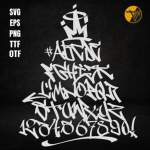 Czcionka Graffiti Temperament Vol. 3 (TTF/OTF/SVG/EPS/JPG/PNG)