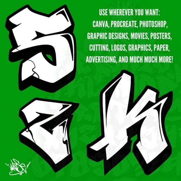 Czcionka Graffiti Bold Blocks (TTF/OTF/PNG/SVG) - obrazek 4
