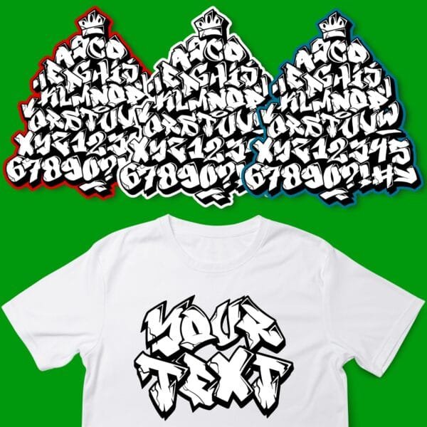 Czcionka Graffiti Bold Blocks (TTF/OTF/PNG/SVG) - obrazek 8