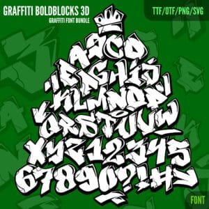 Czcionka Graffiti Bold Blocks (TTF/OTF/PNG/SVG)