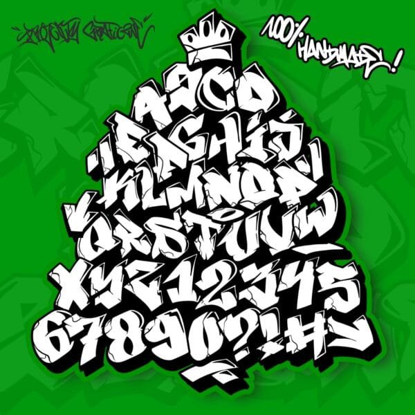 Czcionka Graffiti Bold Blocks (TTF/OTF/PNG/SVG) - obrazek 7