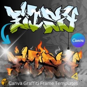 Canva Ramki – Graffiti CREATOR