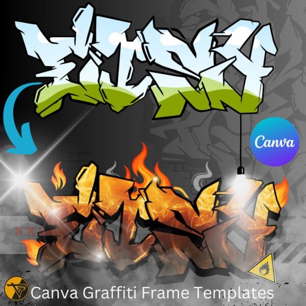 Canva Ramki – Graffiti CREATOR