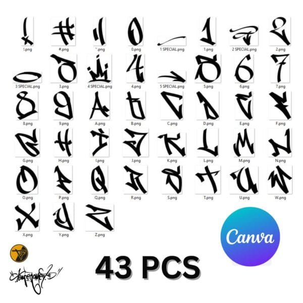 Canva Ramki - Graffiti Temperament Vol.3 - obrazek 4