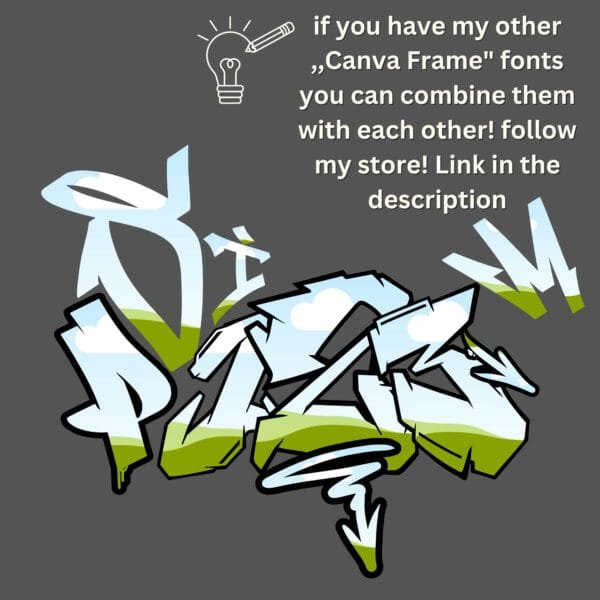 Canva Ramki - Graffiti Temperament Vol.4 - obrazek 5