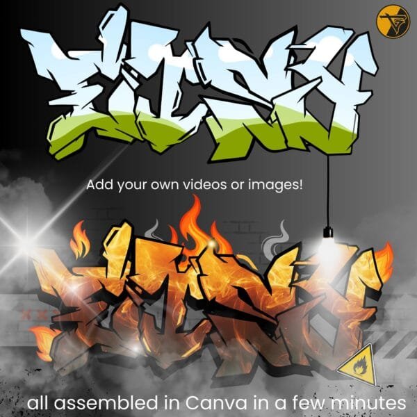 Canva Ramki – Graffiti CREATOR - obrazek 6