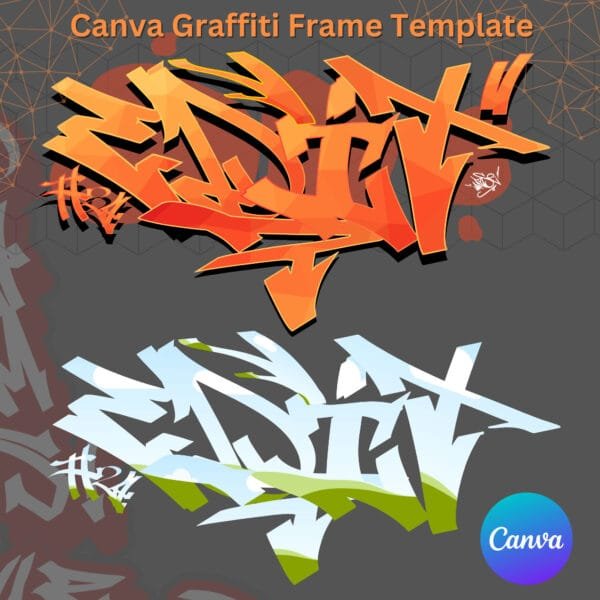 Canva Ramki - Graffiti Temperament Vol.4 - obrazek 6