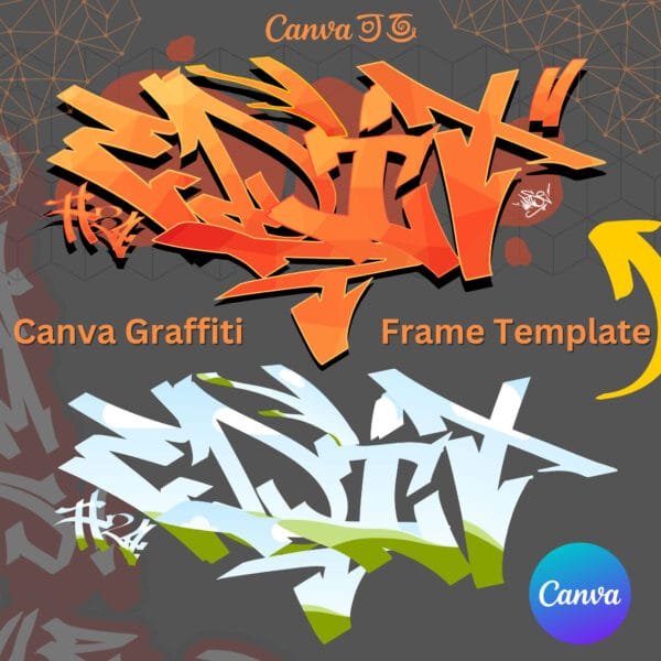 Canva Ramki - Graffiti Temperament Vol.4