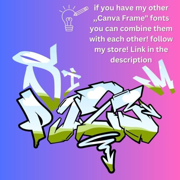Canva Ramki – Graffiti ThrowUp - obrazek 5