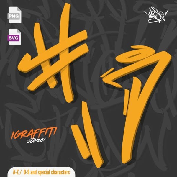 Czcionka Graffiti 3D Yellow (PNG/SVG) - obrazek 8