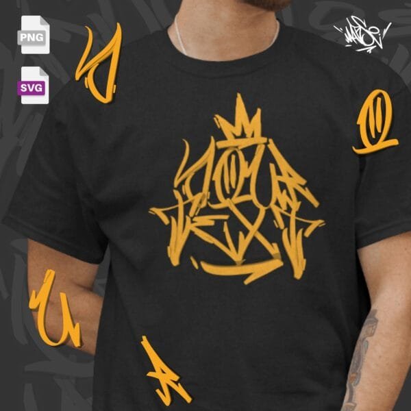 Czcionka Graffiti 3D Yellow (PNG/SVG) - obrazek 5