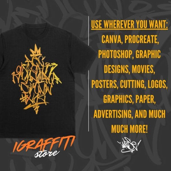 Czcionka Graffiti 3D Yellow (PNG/SVG) - obrazek 6
