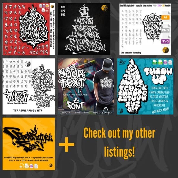 Czcionka Graffiti 3D Yellow (PNG/SVG) - obrazek 9