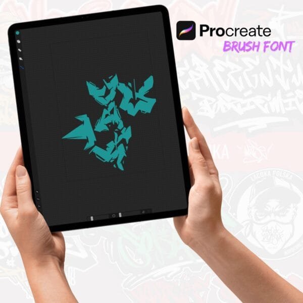 iPad Procreate – Creator Font (37 pędzli) - obrazek 5