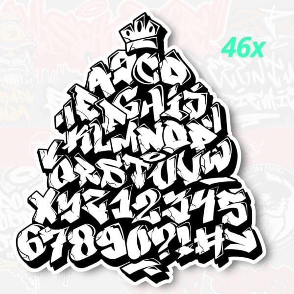 iPad Procreate – BoldBlock 3D Font (46 pędzli) - obrazek 2