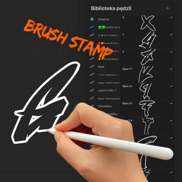 Czcionka Graffiti Vol. 6 (PNG/SVG/PDF/TTF/OTF/Procreate) - obrazek 5