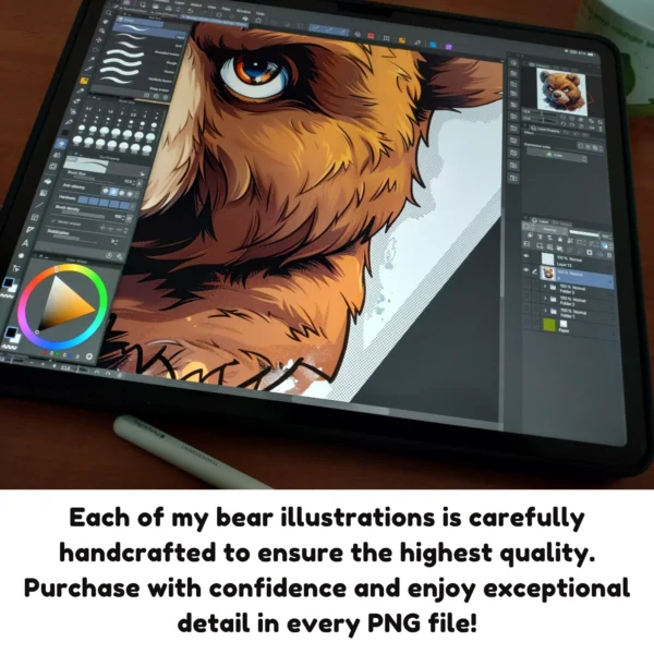Grafiki użytkowe - Teddy Bear Zestaw 2 (10xPNG) - obrazek 6