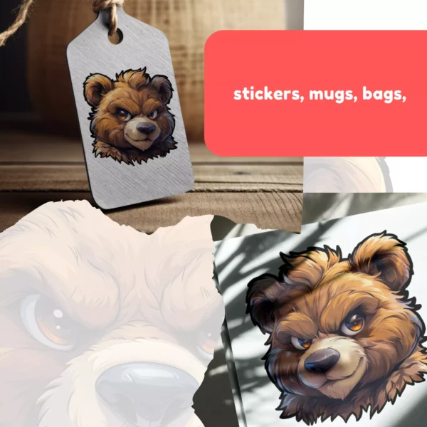 Grafiki użytkowe - Teddy Bear Zestaw 2 (10xPNG) - obrazek 2